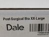 DALE Lot of 3 Post-Surgical Bra XX-Large  705  Exp.2024-10  (Y12) Post-Surgical Bra