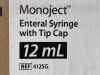 COVIDIEN Box of 48 Monoject Enteral Syringe with Tip Cap  412SG   Exp.2027-12  (Y4) Monoject Enteral Syringe with Tip Cap