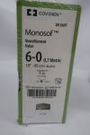 COVIDIEN SN-5697 Monosof Non-Absorbable Monofilament Nylon Suture, Size 6-0, 18 in. Length, P-10 Needle