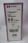 COVIDIEN UL-102 POLYSORB Suture, Taper Point, Size 6-0, Violet, 18", Needle CVF-25, ½ Circle.
