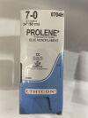 ETHICON 8704H Prolene Monofilament Polypropylene Suture, Size 7-0, 24 in. Length, CC Needle