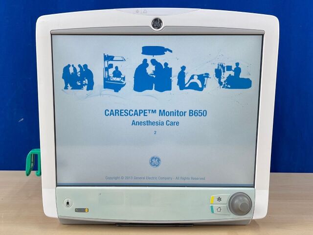 GE B650 Patient Monitor  YOM: 2012 Monitor