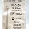 MEGADYNE REF 0450, 10X10MM LOOP ELECTRODE, EXP 2023-03