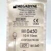 MEGADYNE REF 0450, 10X10MM LOOP ELECTRODE, EXP 2023-03