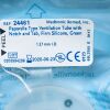 MEDTRONIC REF 24461 PAPARELLA VENTILATION TUBE, NOTCH & TAB, FIRM SILICONE, 1.27MM, EXP 2020/06