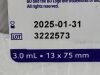 BD Pack of 100 Blood Collection Tubes  366703   Exp.2025-01  (Y24) Blood Collection Tubes