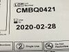 BARD Ultraverse 035 U357594  Exp.2020-02  (Y22) Ultraverse 035