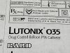 BARD Lutonix 035  LX35751260V  Exp.2024-06  (Y22) Lutonix 035