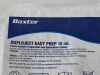 BAXTER Lot of 2 Duploject Easy Prep 10mL  1501252  Exp.2025-10  (Y21) Duploject Easy Prep 10mL