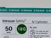 BRAUN Box of 50 Introcan Safety IV Catheter 18G x 1.25" PUR, Straight    Exp.2028-12 & 2029-01  (Y20) Introcan Safety