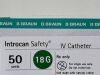BRAUN Box of 50 Introcan Safety IV Catheter 18G x 1.25" PUR, Straight    Exp.2028-12 & 2029-01  (Y20) Introcan Safety