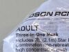HUDSON RCI Lot of 6 Adult Three-In-One Mask  1061  Exp.2027-09  (Y19/Y48) Adult Three-In-One Mask