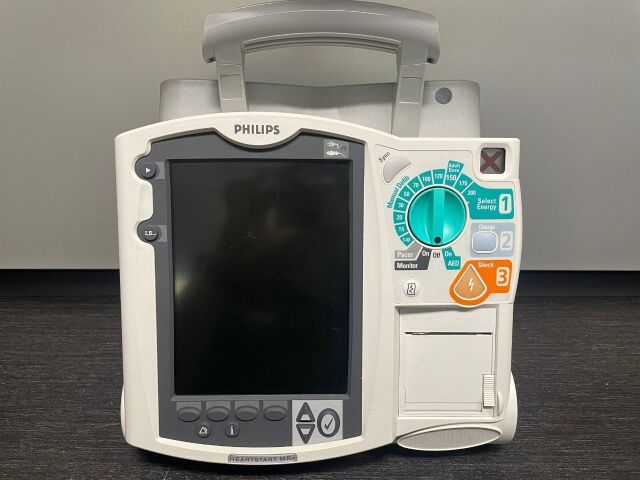 PHILIPS HEARTSTART MRx ECG,PACER,SPO2,CO2 Defibrillator