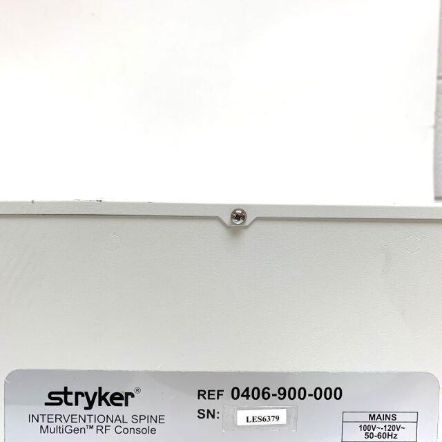 STRYKER REF 0406-900-000, Interventional Spine RF MultiGen