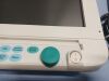 GE Datex Anesthesia Flat Panel Monitor w/ K-ANEB-00, K-ICUB-00 Command Bar & Power Supply WSZ191M Anesthesia Monitor