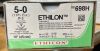 ETHICON 698H ETHILON 5-0 SUTURES, BOX OF 36 - EXP 10/31/24 Sutures
