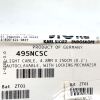 KARL STORZ REF 495NCSC, LIGHT CABLE, 4.8MM X 250CM (8.2') AUTOCLAVABLE, WITH LOCKING MECHANISM