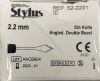 SURGICAL SPECIALTIES 52-2231 Slit Knife, Angled, Double Bevel, 2.2mm