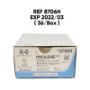 ETHICON REF 8706H PROLENE™ Polypropylene SUTURE, 6-0 (0.7 Ph. Eur.) C-1 , EXP 2022/03 ( 36/Box)