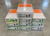 SMITH & NEPHEW Lot of 10 Journey II CR Articular Inserts 74025687 / 74025641 / 74025642 / 74025643 / 74025644 / 74025645 / 74025663 / 74025621