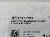 GYRUS ACMI Lot of 8 Arrow Myringotomy Blade  70130781   Exp.2023-02  (Y32) Arrow Myringotomy Blade
