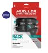 MUELLER 6721 Mueller Adjustable Lumbar Back Brace with Removable Pad, Regular, Fits Waist Sizes 28" - 50"