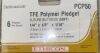 ETHICON PCP50 TFE Polymer Pledget 1/4 X 1/8 X 1/16"-box of 36 Paks with 6pledgets per pack