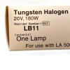 STERIS REF LB11, 20V, 180W Tungsten Halogen Surgical Lamp Medical Bulbs