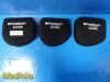 VERATHON Glidescope 'Ranger' Video Laryngoscope Storage Cases; Lot of 03