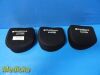 VERATHON Glidescope 'Ranger' Video Laryngoscope Storage Cases; Lot of 03