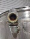 GROEN Dover GT-60 Stationary 60 Gallon Direct Steam Stainless Steel Kettle 25PSI .