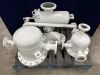 HAYWARD INDUSTRIAL 90 High Pressure Stainless Steel Strainer Vessel Valve Gate .