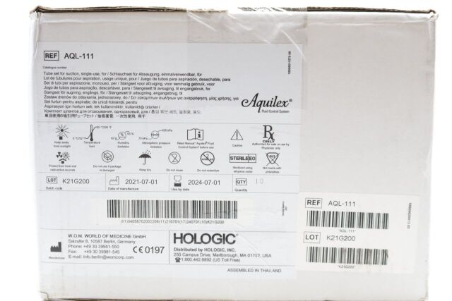 HOLOGIC AQL-111 | | EXPIRED | Box of 10 | Single-use tube set for irrigation