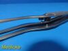UNBRANDED 2X  Bipolar Forceps; 10" 1mm Tip; Central Guide; Non-Insulated