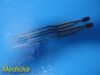 UNBRANDED 2X  Bipolar Forceps; 10" 1mm Tip; Central Guide; Non-Insulated
