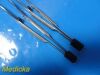 UNBRANDED 2X  Bipolar Forceps; 10" 1mm Tip; Central Guide; Non-Insulated