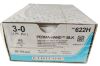 ETHICON 622H PERMA-HAND Silk Suture KS 60mm Straight, Black Braided 30" EXP 2025