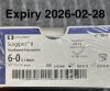 COVIDIEN VP-728-X SURGIPRO II Suture, Tapercutting, Size 6-0, Blue, 30", Needle KV-11, 3/8 Circle.