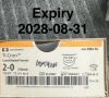 COVIDIEN 88863084-56 Ti-Cron Coated braided Polyster 2-0 3 Metric,CV-331 Box of 6