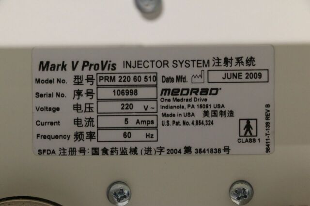 MEDRAD Mark V ProVis Injector Angio