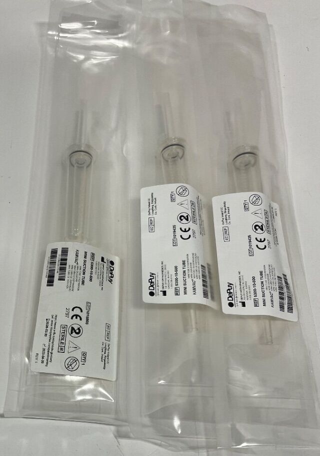 DEPUY 5300-10-500 Mini Suction Tube, Lot of 3