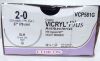 ETHICON VCP581G , 2-0 27" COATED VICRYL PLUS ANTIBACTERIAL VIOLET BRAIDED SUTURE XLH 70MM 1/2C REVERSE CUTTING (BOX/12) 2027/07/31 Sutures