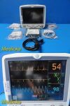 GE 2013  Dash 5000, (CO2, NBP, ECG, SpO2, T/PRINT) W/ Patient Leads~ Monitor