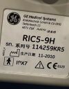 GE HEALTHCARE  MODEL:  RIC5-9H  GE VOLUSON 730 Ultrasound Transducer MODEL:  RIC5-9H   D.O.M: 2010-11 Ultrasound General