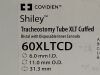 COVIDIEN Shiley Tracheostomy Tube XLT Cuffed, Distal 6.0mm 60XLTCD  Exp. 2024-08  (Y55) Shiley Tracheostomy Tube