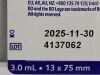 BD Pack of 100 Blood Collection Tubes  366703  Exp.2025-11  (T19) Blood Collection Tubes