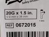 BARD Box of 20 Power Loc  0672015  Exp.2027-07  (V31) Power Loc