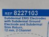 MEDTRONIC Subdermal EMG Electrodes  8227103  Exp.2027-01  (V19) Subdermal EMG Electrodes