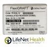 LIFENET HEALTH REF PCDXL12 FlexiGRAFT CANNULATED REVISION DOWEL,  EXP 2023/06