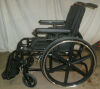 QUICKIE SUNRISE BR-071879 RIGID TILT MANUAL WHEELCHAIR  17 INCH SEAT WIDTH Wheelchair